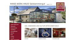 Desktop Screenshot of handwerkhaus.at